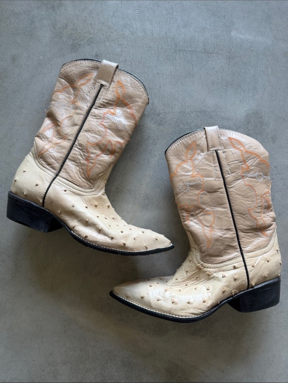 Abdala boots Ostrich Boots size 4